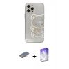 MARSİLYAN™- iPhone 13 Pro Max Kılıf Eksen Asil Prime - Siyah Bilvis 5in1 3D Magic Cam Ekran Koruyucu + Renkli Kamera Lens Koruma Cam - TU