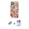 MARSİLYAN™- iPhone 13 Pro Max Kılıf Eksen Asil Prime - Siyah Bilvis 5in1 3D Magic Cam Ekran Koruyucu + Shine Kamera Lens Koruma Cam - GI