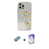 MARSİLYAN™- iPhone 13 Pro Max Kılıf Eksen Asil Prime - Siyah Bilvis 5in1 3D Magic Cam Ekran Koruyucu + Shine Kamera Lens Koruma Cam - GI