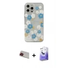 MARSİLYAN™- iPhone 13 Pro Max Kılıf Eksen Asil Prime - Siyah Bilvis 5in1 5D Magic Hayalet Cam Ekran Koruyucu + Rainbow Kamera Lens Koruma Cam - KI