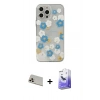 MARSİLYAN™- iPhone 13 Pro Max Kılıf Eksen Asil Prime - Siyah Bilvis 5in1 5D Magic Hayalet Cam Ekran Koruyucu + Rainbow Kamera Lens Koruma Cam - REGD