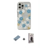 MARSİLYAN™- iPhone 13 Pro Max Kılıf Eksen Asil Prime - Siyah Bilvis Hayalet Cam Ekran Koruyucu + Shine Kamera Lens Koruma Cam - GI