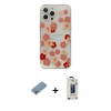 MARSİLYAN™- iPhone 13 Pro Max Kılıf Eksen Asil Prime - Siyah Bilvis Hayalet Cam Ekran Koruyucu + Shine Kamera Lens Koruma Cam - GI