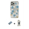 MARSİLYAN™- iPhone 13 Pro Max Kılıf Eksen Asil Prime - Siyah Bilvis Hayalet Cam Ekran Koruyucu + Shine Kamera Lens Koruma Cam - GI
