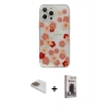 MARSİLYAN™- iPhone 13 Pro Max Kılıf Eksen Asil Prime - Siyah Bilvis Hayalet Cam Ekran Koruyucu + Gold Pers Alüminyum Kamera Lens