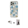 MARSİLYAN™- iPhone 13 Pro Max Kılıf Eksen Asil Prime - Siyah Bilvis Hayalet Cam Ekran Koruyucu + Gold Pers Alüminyum Kamera Lens
