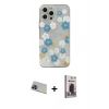 MARSİLYAN™- iPhone 13 Pro Max Kılıf Eksen Asil Prime - Siyah Bilvis Hayalet Cam Ekran Koruyucu + Rainbow Kamera Lens Koruma Cam - MI