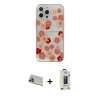 MARSİLYAN™- iPhone 13 Pro Max Kılıf Eksen Asil Prime - Siyah Bilvis Hayalet Cam Ekran Koruyucu + Rainbow Kamera Lens Koruma Cam - MR