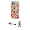 MARSİLYAN™- iPhone 13 Pro Max Kılıf Eksen Asil Prime - Siyah Bilvis Hayalet Cam Ekran Koruyucu + Pers Alüminyum Kamera Lens - KI