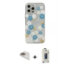 MARSİLYAN™- iPhone 13 Pro Max Kılıf Eksen Asil Prime - Siyah Bilvis Hayalet Cam Ekran Koruyucu + Pers Alüminyum Kamera Lens - GD