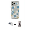 MARSİLYAN™- iPhone 13 Pro Max Kılıf Eksen Asil Prime - Siyah Bilvis Hayalet Cam Ekran Koruyucu + Pers Alüminyum Kamera Lens - LT