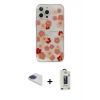 MARSİLYAN™- iPhone 13 Pro Max Kılıf Eksen Asil Prime - Siyah Bilvis Hayalet Cam Ekran Koruyucu + Pers Alüminyum Kamera Lens - LT