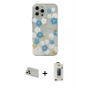 MARSİLYAN™- iPhone 13 Pro Max Kılıf Eksen Asil Prime - Siyah Bilvis Hayalet Cam Ekran Koruyucu + Rainbow Kamera Lens Koruma Cam - BZ