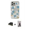 MARSİLYAN™- iPhone 13 Pro Max Kılıf Eksen Asil Prime - Siyah Bilvis Hayalet Cam Ekran Koruyucu + Raze Metal Kamera Lens - GD