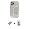 MARSİLYAN™- iPhone 13 Pro Max Kılıf Eksen Asil Prime - Siyah Joko 5D Cam + Shine Kamera Lens Koruma Cam - GI