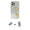 MARSİLYAN™- iPhone 13 Pro Max Kılıf Eksen Asil Prime - Siyah Joko 5D Cam + Shine Kamera Lens Koruma Cam - GI