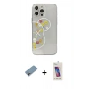 MARSİLYAN™- iPhone 13 Pro Max Kılıf Eksen Asil Prime - Siyah Joko 5D Cam + Shine Kamera Lens Koruma Cam - GI