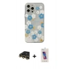 MARSİLYAN™- iPhone 13 Pro Max Kılıf Eksen Asil Prime - Siyah Joko 5D Cam + Raze Metal Kamera Lens - GD