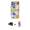 MARSİLYAN™- iPhone 13 Pro Max Kılıf Eksen Asil Prime - Siyah Joko 5D Cam + Raze Metal Kamera Lens - GD