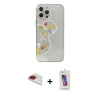 MARSİLYAN™- iPhone 13 Pro Max Kılıf Eksen Asil Prime - Siyah Joko 5D Cam + Pers Alüminyum Kamera Lens - KI