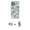MARSİLYAN™- iPhone 13 Pro Max Kılıf Eksen Asil Prime - Siyah Joko 5D Cam + Rainbow Kamera Lens Koruma Cam - MR