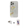 MARSİLYAN™- iPhone 13 Pro Max Kılıf Eksen Asil Prime - Siyah Joko 5D Cam + Pers Alüminyum Kamera Lens - GD