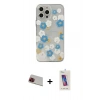 MARSİLYAN™- iPhone 13 Pro Max Kılıf Eksen Asil Prime - Siyah Joko 5D Cam + Rainbow Kamera Lens Koruma Cam - KI