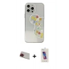 MARSİLYAN™- iPhone 13 Pro Max Kılıf Eksen Asil Prime - Siyah Joko 5D Cam + Rainbow Kamera Lens Koruma Cam - KI