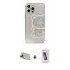 MARSİLYAN™- iPhone 13 Pro Max Kılıf Eksen Asil Prime - Siyah Joko 5D Cam + Rainbow Kamera Lens Koruma Cam - REGD