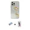 MARSİLYAN™- iPhone 13 Pro Max Kılıf Eksen Asil Prime - Siyah Joko 5D Cam + Shine Kamera Lens Koruma Cam - MI