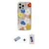 MARSİLYAN™- iPhone 13 Pro Max Kılıf Eksen Asil Prime - Siyah Joko 5D Cam + Shine Kamera Lens Koruma Cam - MI
