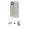 MARSİLYAN™- iPhone 13 Pro Max Kılıf Eksen Asil Prime - Siyah Joko 5D Cam + Shine Kamera Lens Koruma Cam - MI