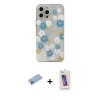 MARSİLYAN™- iPhone 13 Pro Max Kılıf Eksen Asil Prime - Siyah Joko 5D Cam + Shine Kamera Lens Koruma Cam - MI