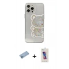 MARSİLYAN™- iPhone 13 Pro Max Kılıf Eksen Asil Prime - Siyah Joko 5D Cam + Shine Kamera Lens Koruma Cam - MI