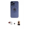 MARSİLYAN™- iPhone 13 Pro Max Kılıf Eksen Klasik Prime - Şeffaf Maxco Cam Ekran Koruyucu + Pers Alüminyum Kamera Lens - KI