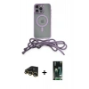 MARSİLYAN™- iPhone 13 Pro Max Kılıf Eksen Özel Seri - Şeffaf 360 Full Body Arka Koruyucu + Raze Metal Kamera Lens - GD