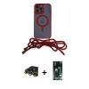 MARSİLYAN™- iPhone 13 Pro Max Kılıf Eksen Özel Seri - Şeffaf 360 Full Body Arka Koruyucu + Raze Metal Kamera Lens - GD
