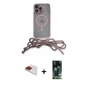 MARSİLYAN™- iPhone 13 Pro Max Kılıf Eksen Özel Seri - Şeffaf 360 Full Body Arka Koruyucu + Pers Alüminyum Kamera Lens - KI