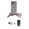 MARSİLYAN™- iPhone 13 Pro Max Kılıf Eksen Özel Seri - Şeffaf 360 Full Body Arka Koruyucu + Rainbow Kamera Lens Koruma Cam - KI