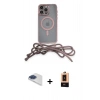 MARSİLYAN™- iPhone 13 Pro Max Kılıf Eksen Özel Seri - Şeffaf Maxco Cam Ekran Koruyucu + Pers Alüminyum Kamera Lens - LT