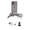 MARSİLYAN™- iPhone 13 Pro Max Kılıf Eksen Özel Seri - Şeffaf Maxco Cam Ekran Koruyucu + Pers Alüminyum Kamera Lens - GI