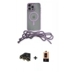 MARSİLYAN™- iPhone 13 Pro Max Kılıf Eksen Özel Seri - Şeffaf Maxco Cam Ekran Koruyucu + Raze Metal Kamera Lens - GD