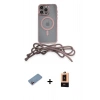 MARSİLYAN™- iPhone 13 Pro Max Kılıf Eksen Özel Seri - Şeffaf Maxco Cam Ekran Koruyucu + Shine Kamera Lens Koruma Cam - PE