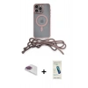 MARSİLYAN™- iPhone 13 Pro Max Kılıf Eksen Özel Seri - Şeffaf Pasifik Cam Ekran Koruyucu + Pers Alüminyum Kamera Lens - GI