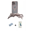 MARSİLYAN™- iPhone 13 Pro Max Kılıf Eksen Özel Seri - Şeffaf Pasifik Cam Ekran Koruyucu + Mavi Shine Kamera Lens Koruma Cam