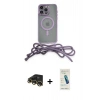 MARSİLYAN™- iPhone 13 Pro Max Kılıf Eksen Özel Seri - Şeffaf Pasifik Cam Ekran Koruyucu + Raze Metal Kamera Lens - GD