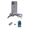 MARSİLYAN™- iPhone 13 Pro Max Kılıf Eksen Özel Seri - Siyah 18D Cam Ekran Koruyucu + Shine Kamera Lens Koruma Cam - GI