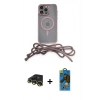 MARSİLYAN™- iPhone 13 Pro Max Kılıf Eksen Özel Seri - Siyah 18D Cam Ekran Koruyucu + Raze Metal Kamera Lens - GD