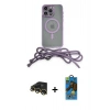 MARSİLYAN™- iPhone 13 Pro Max Kılıf Eksen Özel Seri - Siyah 18D Cam Ekran Koruyucu + Raze Metal Kamera Lens - GD