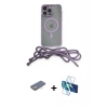 MARSİLYAN™- iPhone 13 Pro Max Kılıf Eksen Özel Seri - Siyah 3D Antistatik Cam Ekran Koruyucu + Renkli Kamera Lens Koruma Cam - SI